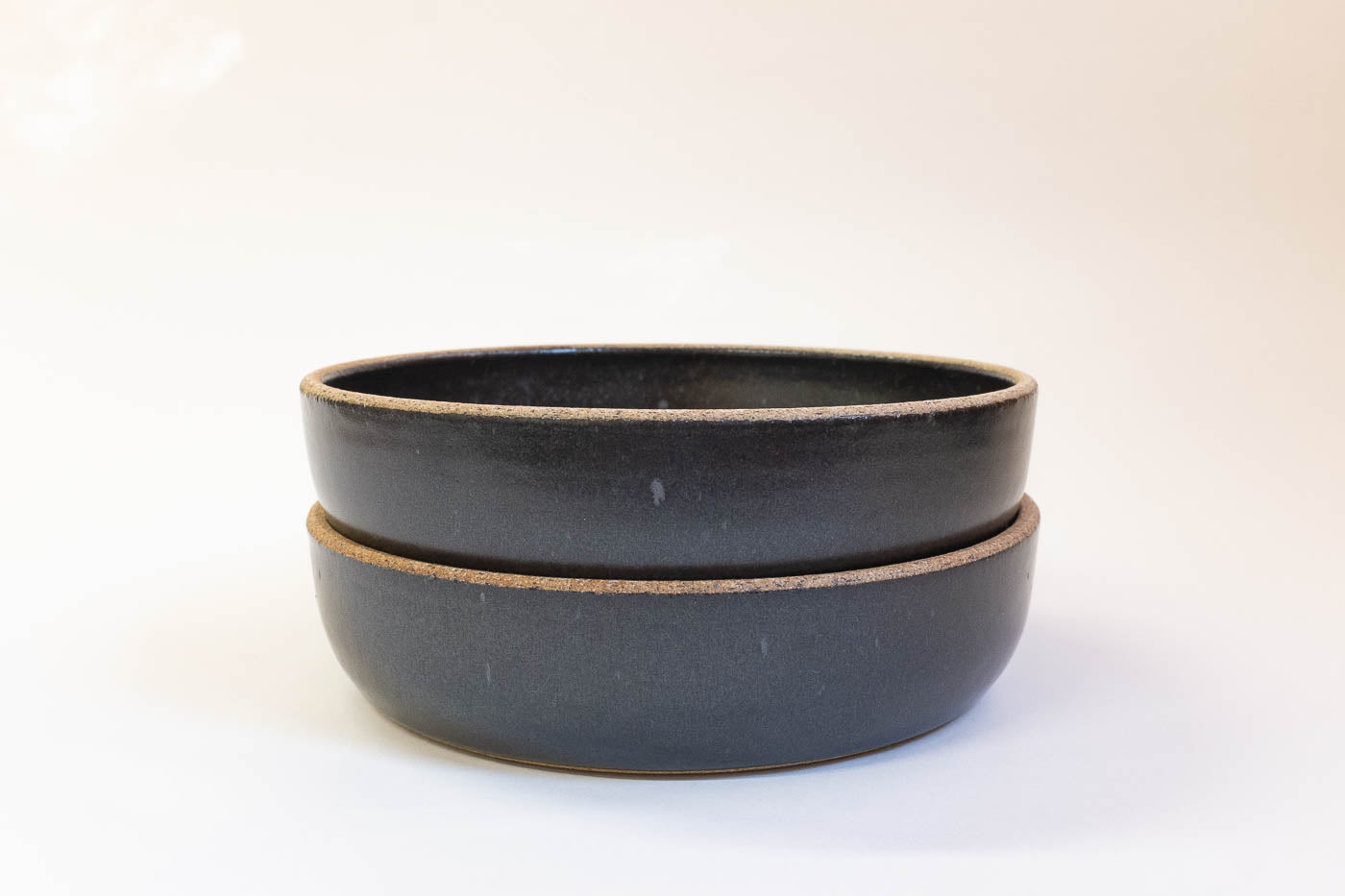 Wide Bowls in Black