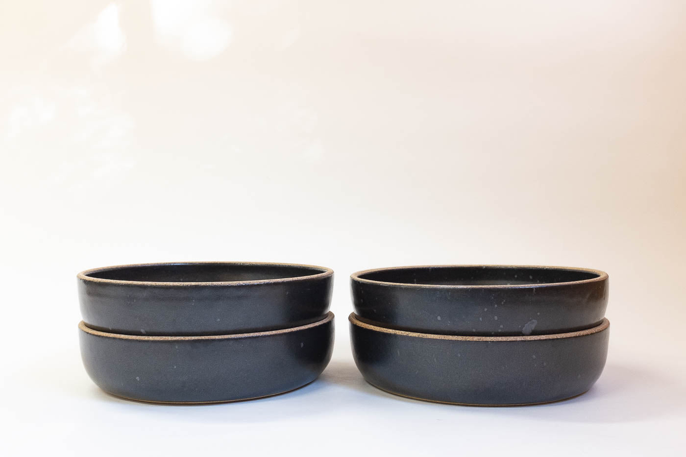 Wide Bowls in Black