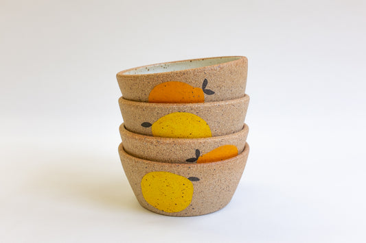 Citrus Ice Cream Bowls