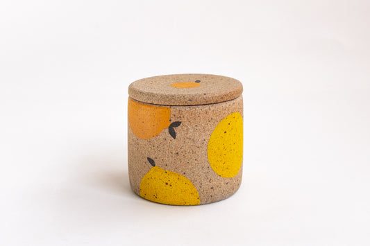 Citrus Lidded Jar