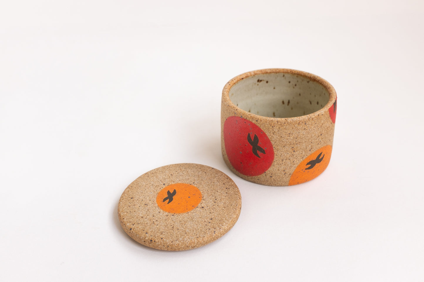 Tomato Lidded Jar