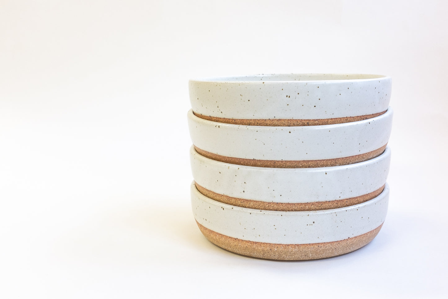 Wide Bowls in White
