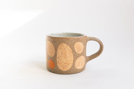 Joshua Tree Mugs w Orange Dots