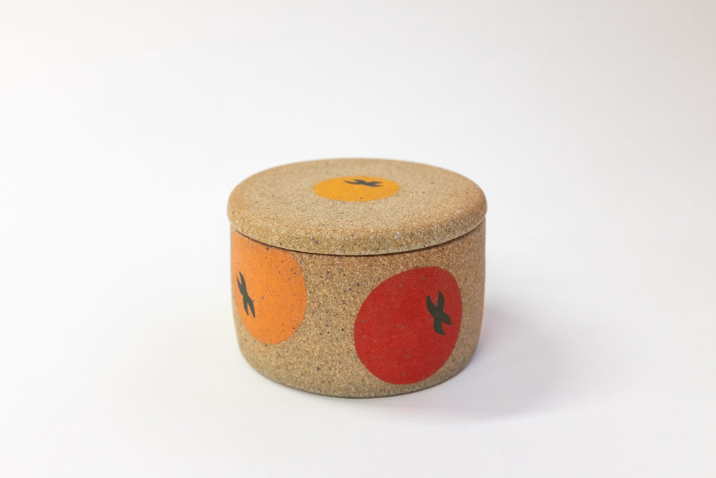 Tomato Lidded Jar