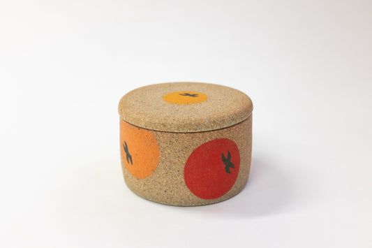 Tomato Lidded Jar
