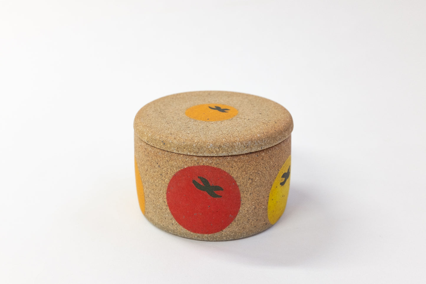 Tomato Lidded Jar