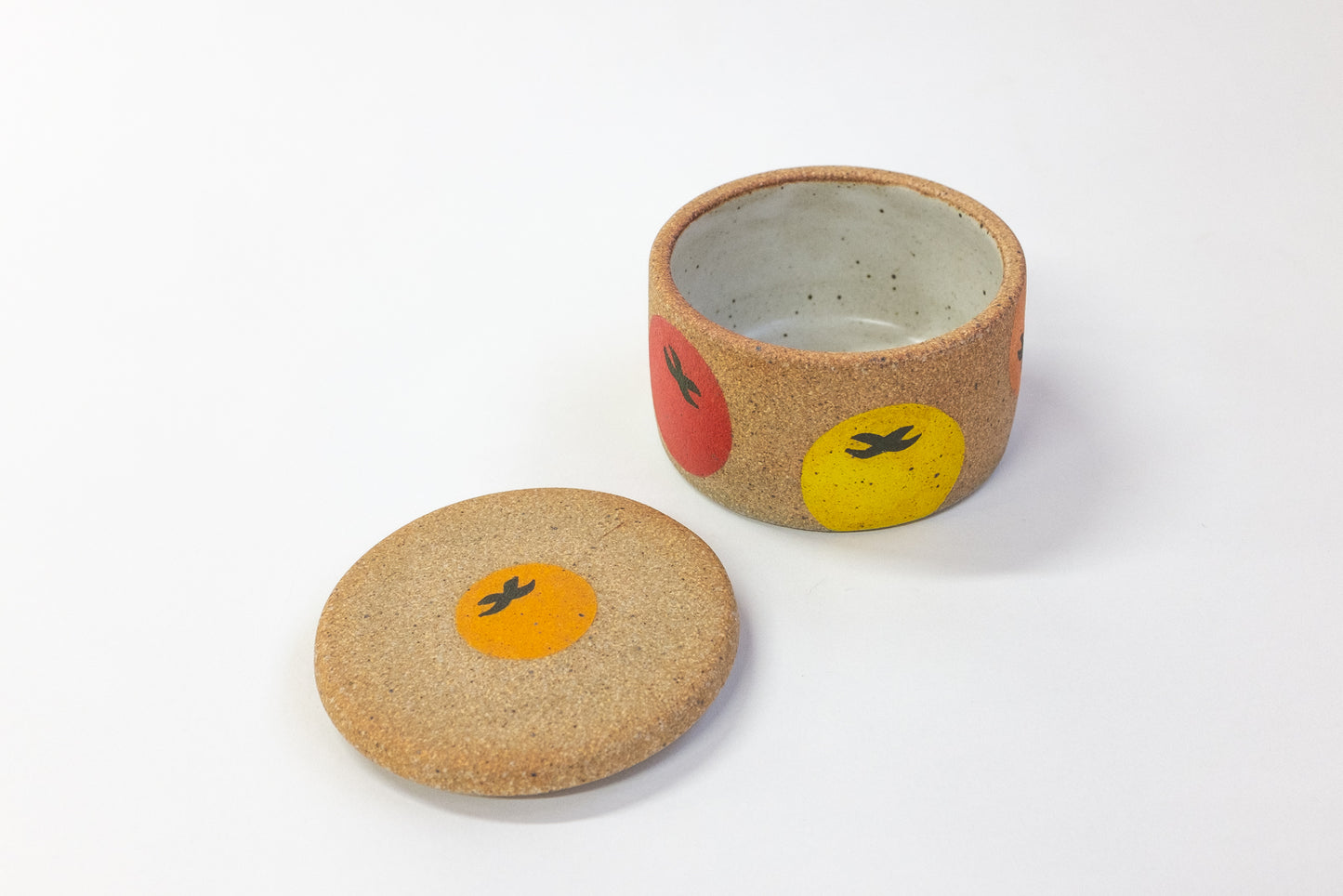 Tomato Lidded Jar