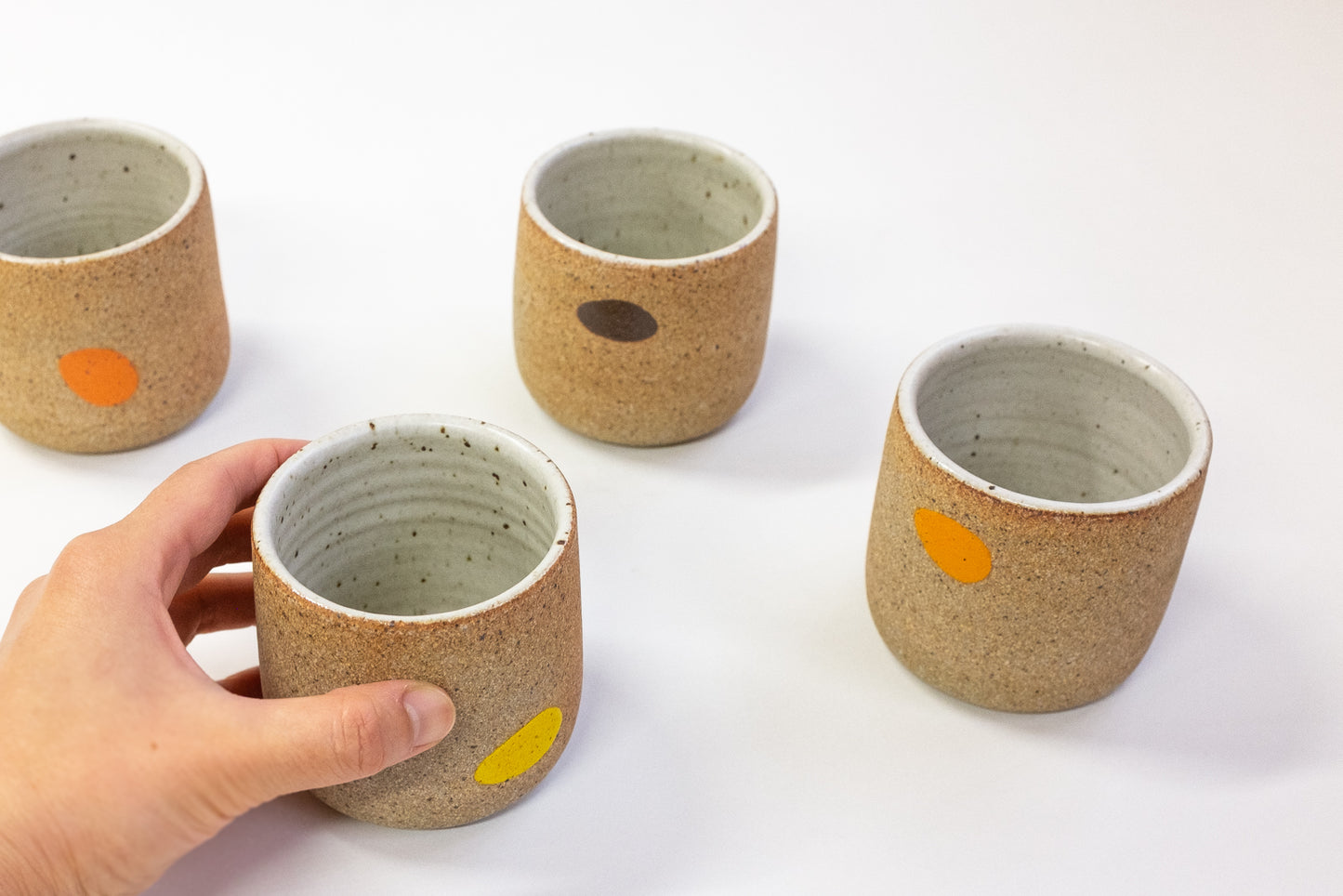 Wine Tumblers with Dots