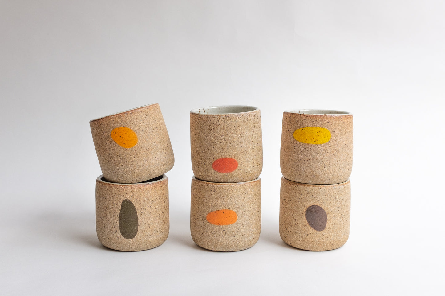 Wine Tumblers with Dots